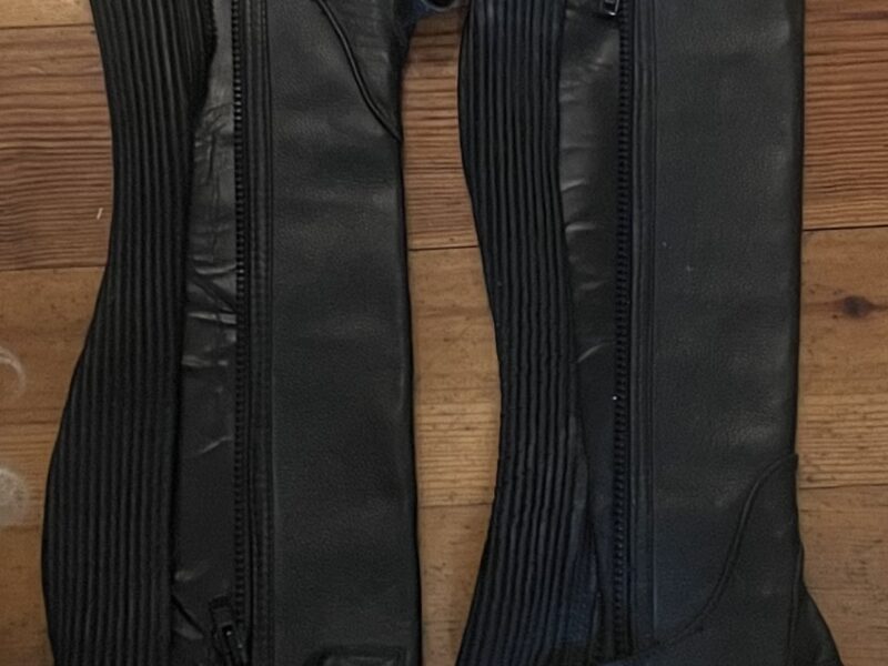 XL men’s black chaps