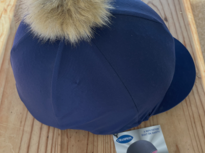 Champion Jockey Riding Helment with FREE silk pom pom cover