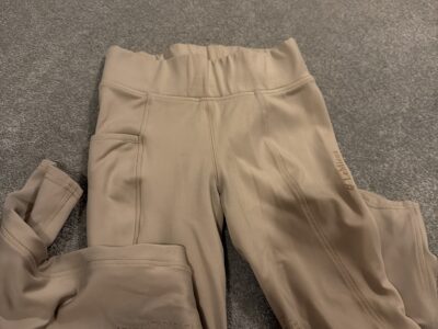 Lemieux beige show riding tights (aged 11-12)