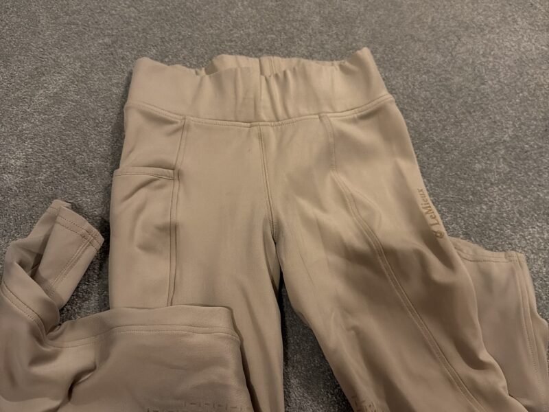 Lemieux beige show riding tights (aged 11-12)