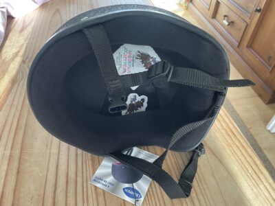 Champion Jockey Riding Helment with FREE silk pom pom cover