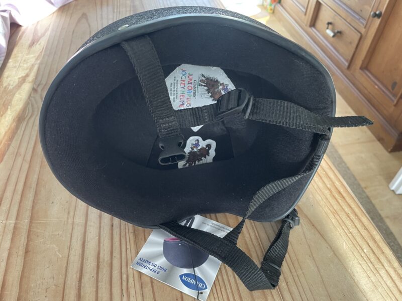 Champion Jockey Riding Helment with FREE silk pom pom cover